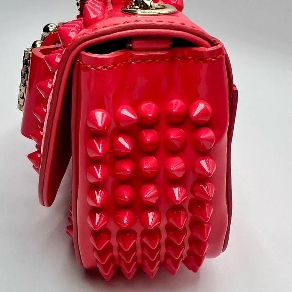 Christian Louboutin Mini Sweet Charity Crossbody Bag with Studded Spikes - EUC - Picture 4 of 15